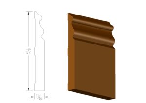 5.5" Victorian Baseboard